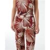 Pantalón con print de palmeras de Paz Torras, disponible en Rosana Cantó