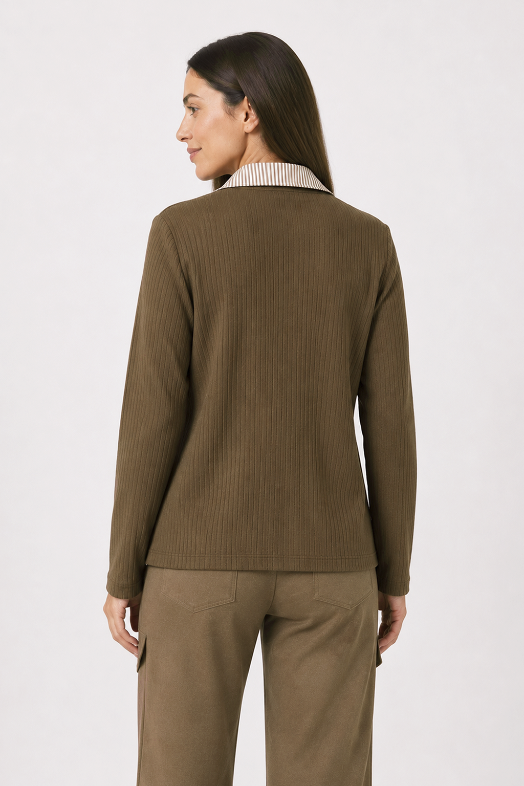 Camisa Chaqueta Sibila Marrón - Imagen 5