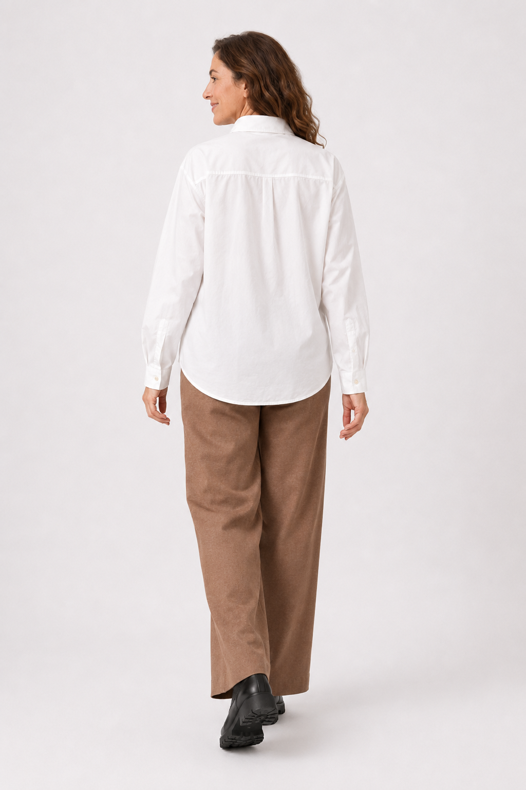 Pantalon Denim Sibila Camel - Imagen 5