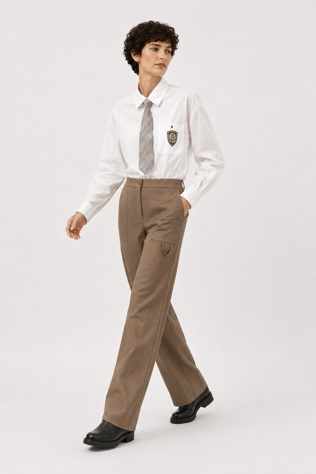 Pantalon Denim Sibila Camel