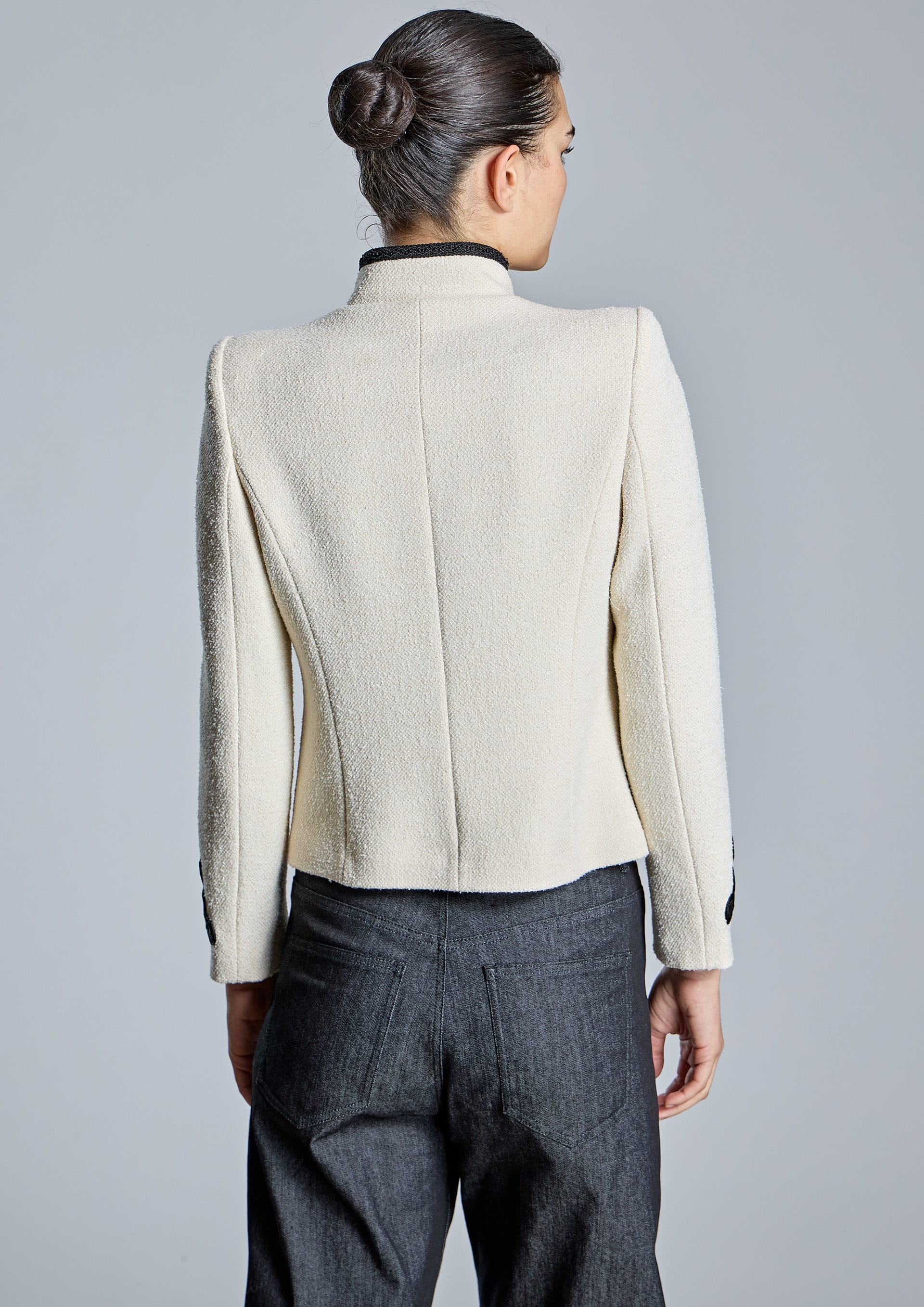 Chaqueta cruda con alamares - Imagen 3
