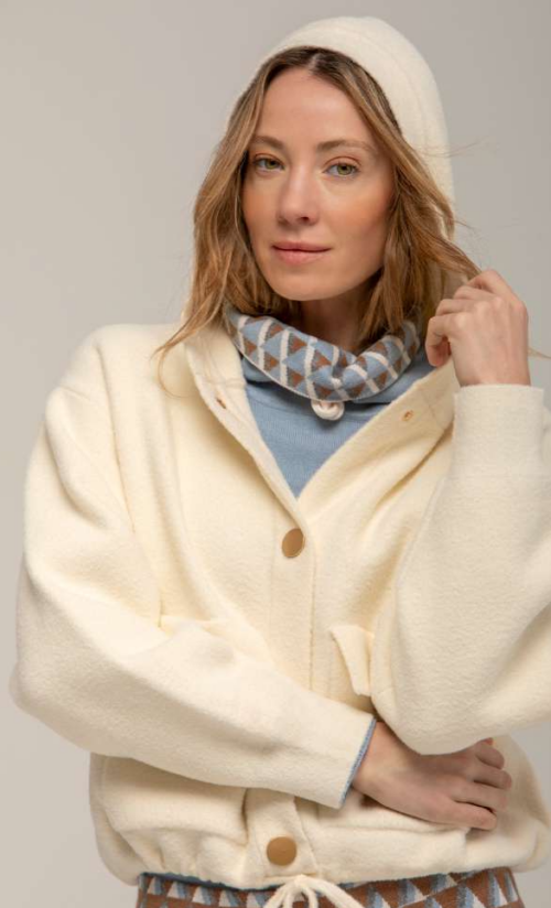 Chaqueta Nieve Crudo