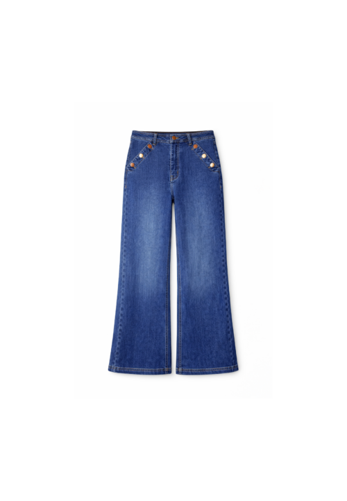 Vaqueros cropped Denim