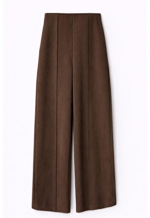 Pantalón de punto Marrón