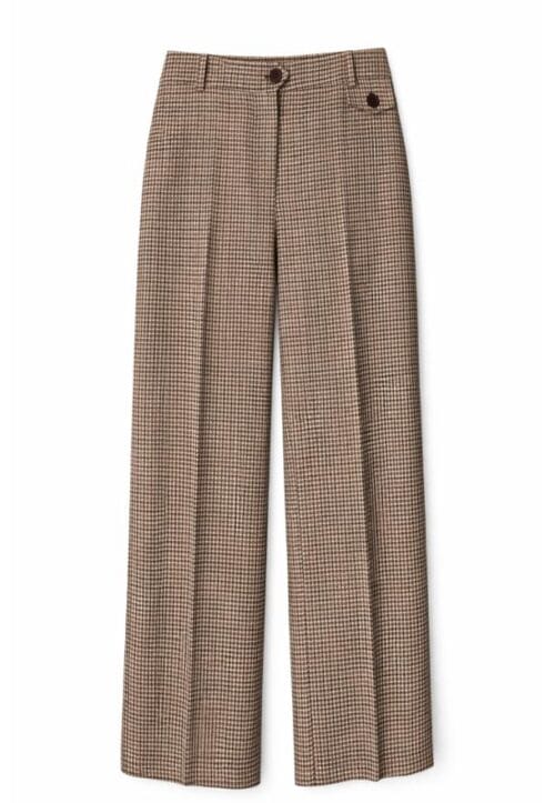 Pantalón traje granate Granate