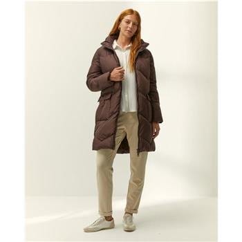Parka marrón oscuro