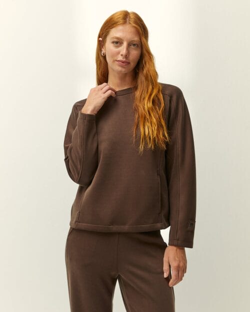 Sudadera Marrón oscuro