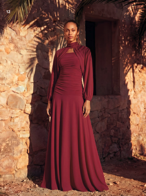 Vestido Granate