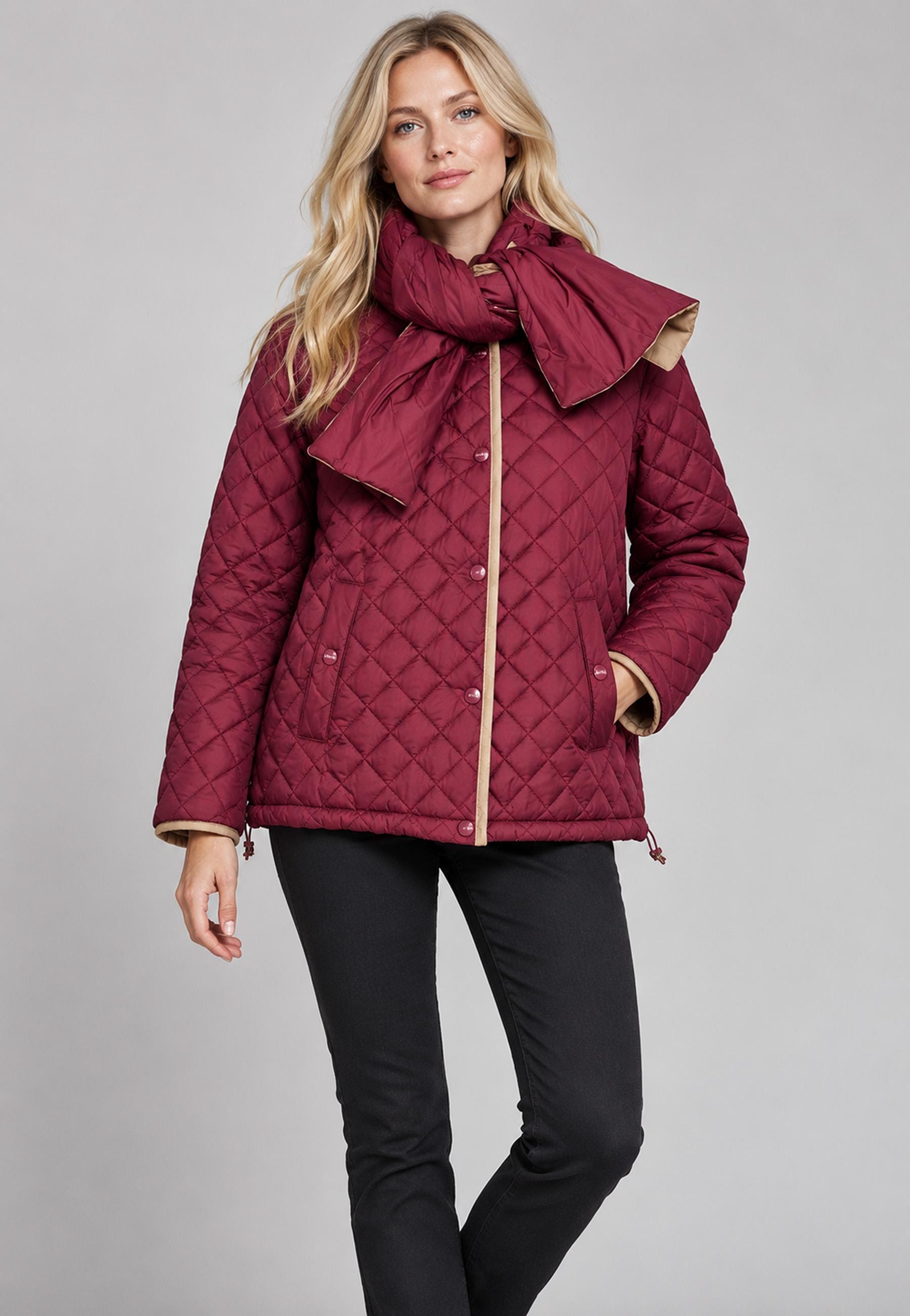 Parka reversible corta