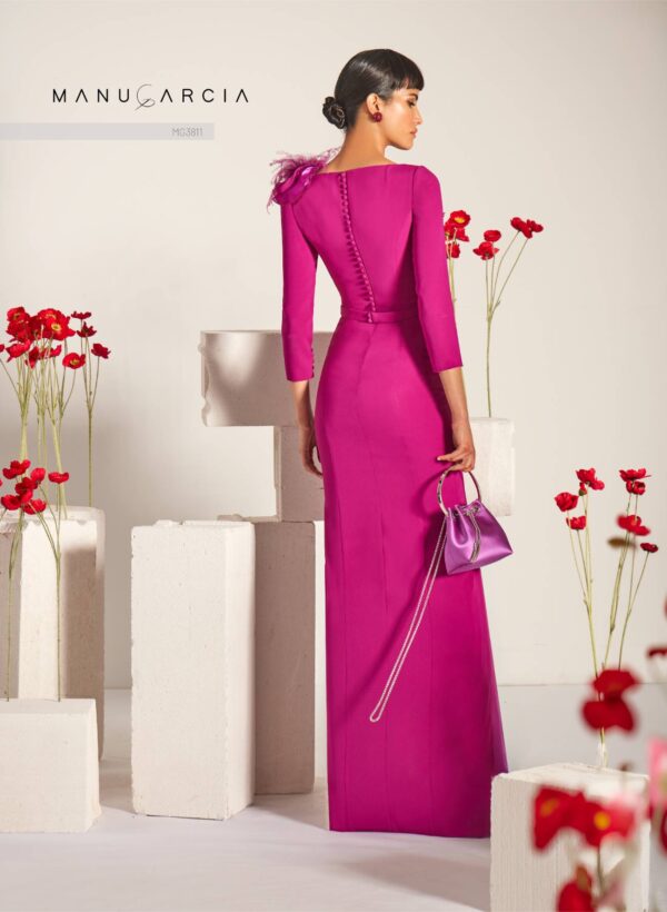Alternative view of Vestido de Fiesta MG3811